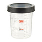 3M™ PPS™ Εξωτερικό κύπελλο με βιδωτό δακτύλιο, Midi, 400 ml, 16122 | Συσκευασία (400 ml)