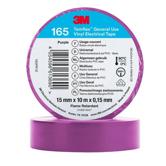 3M™ Temflex™ Vinyl Electrical Tape 165, Μωβ