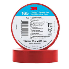 3M™ Temflex™ Vinyl Electrical Tape 165 Red