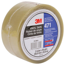 3M™ Soft PVC Tape 471, Clear, 50mm x 33m, 0,14mm, Individual Packed | Συσκευασία (1 ρολό)