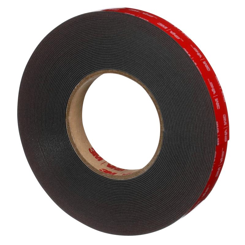 3M™ VHB™ Tape 5952F, Μαύρο, 6mm x 33m, 1,1mm | Συσκευασία (1 ρολό)