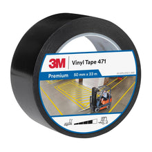 3M™ Soft PVC Tape 471, Μαύρο, 50mm x 33m, 0,14mm, Ατομική Συσκευασία | Συσκευασία (1 ρολό)