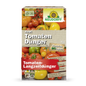 Eine rechteckige Schachtel Azet TomatenDünger von Neudorff Shop mit Tomatenbildern, Branding und deutschem Text unterstreicht die organische Formel für langfristige Düngung und reiche Tomatenernte.