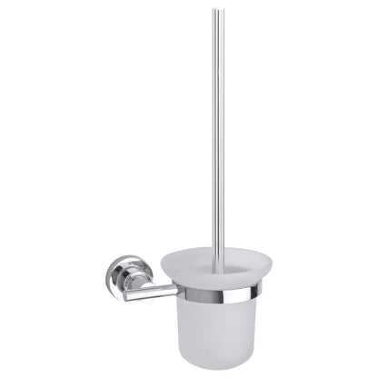 tesa Luup WC-Bürstengarnitur, verchromt, inkl. Klebelösung