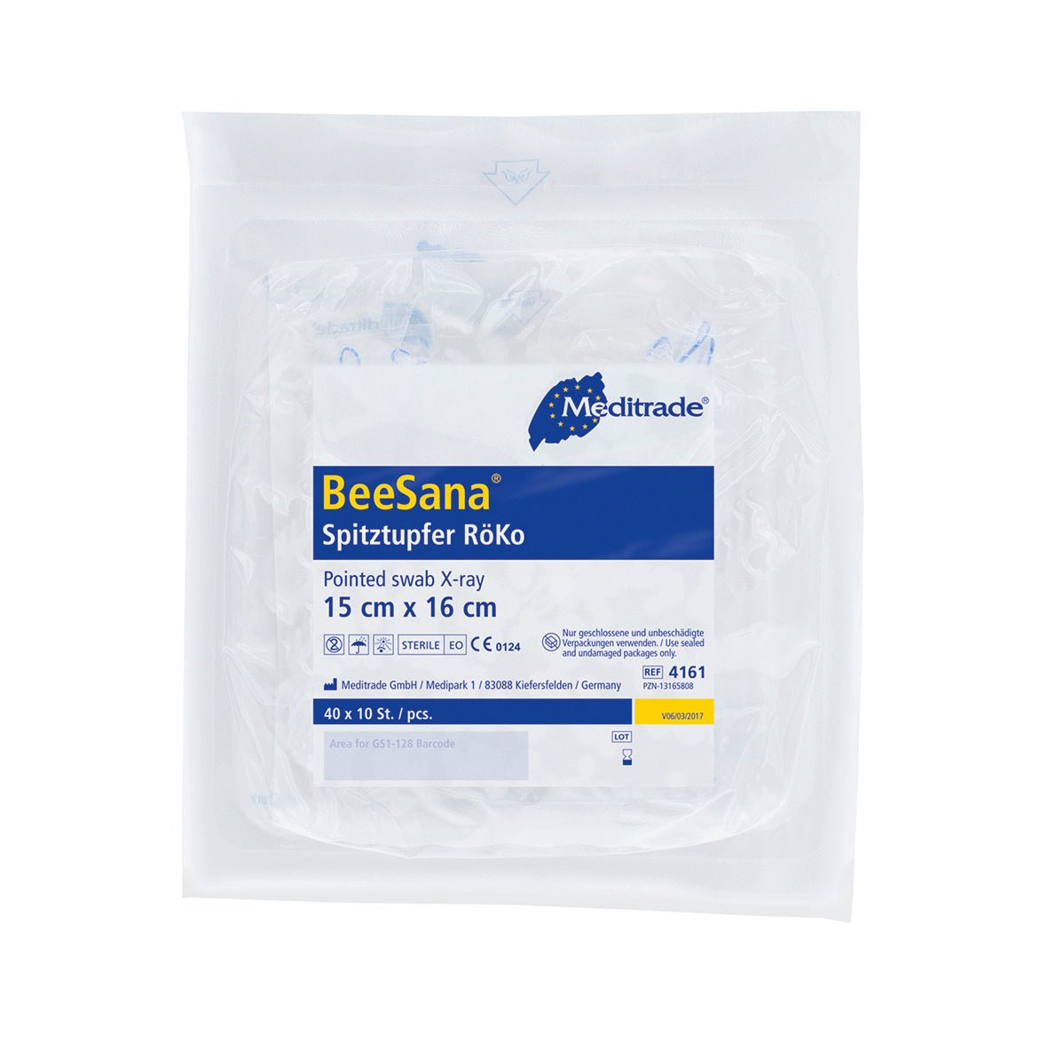 Μυτερή μπατονέτα BeeSana® VM 20, RöKo, αποστειρωμένη, 15 x 16 cm, μεγάλη | Συσκευασία (400 τεμάχια)