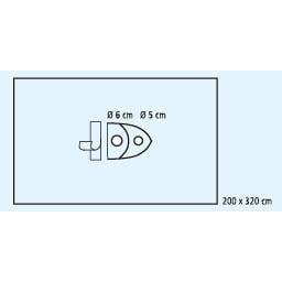 Hartmann Fdrape P κουρτίνα αρθροσκόπησης 245x320 KR P6 | Συσκευασία (6 τεμάχια)