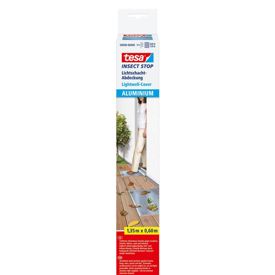 Κάλυμμα φρεατίου φωτός tesa INSECT STOP από αλουμίνιο, 60 x 135 εκ.