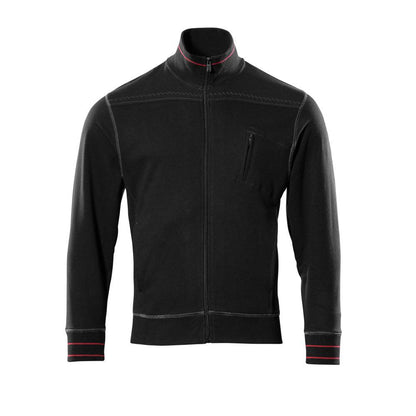 Φούτερ MASCOT® Chania με φερμουάρ, μαύρο