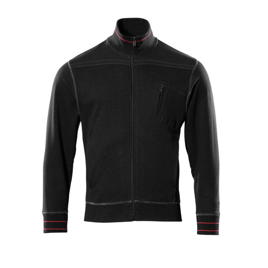 Φούτερ MASCOT® Chania με φερμουάρ, μαύρο