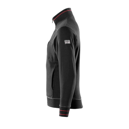 Φούτερ MASCOT® Chania με φερμουάρ, μαύρο