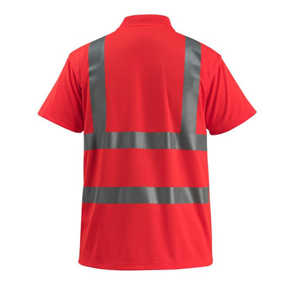 Πόλο μπλουζάκι MASCOT® Bowen, hi-vis κόκκινο
