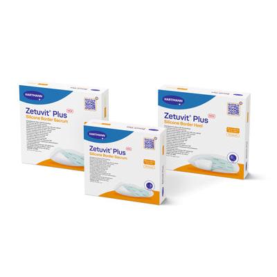 Zetuvit Plus Silicone Border Sacr 23x23 | Συσκευασία (10 τεμάχια)
