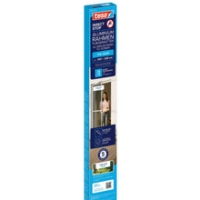 tesa INSECT STOP Aluminium Rahmen Fliegengitter für Türen weiß, 100 x 220 cm