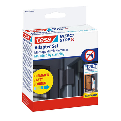 tesa Adapter für FALT-Klapprahmen aus Aluminium, teleskopierbar, anthrazit