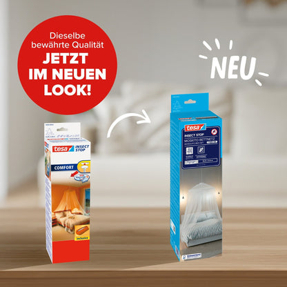 tesa INSECT STOP Moskito Bettnetz Premium, weiß – Produktmerkmale