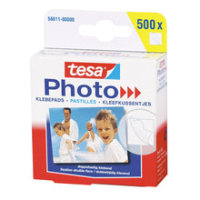 Αυτοκόλλητα tesa Photo, λευκά, διπλής όψης, 500 τεμάχια