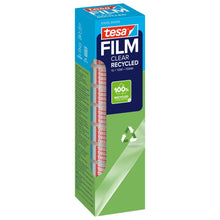 tesafilm CLEAR RECYCLED, διαφανές, 10 m x 15 mm