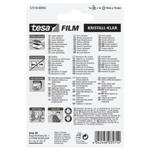 tesafilm kristall-klar, transparent 10 m x 15 mm