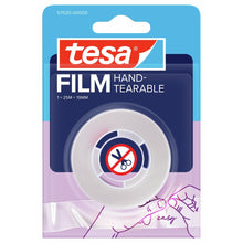 tesafilm HAND-TEARABLE, 25 m x 19 mm, διαφανές
