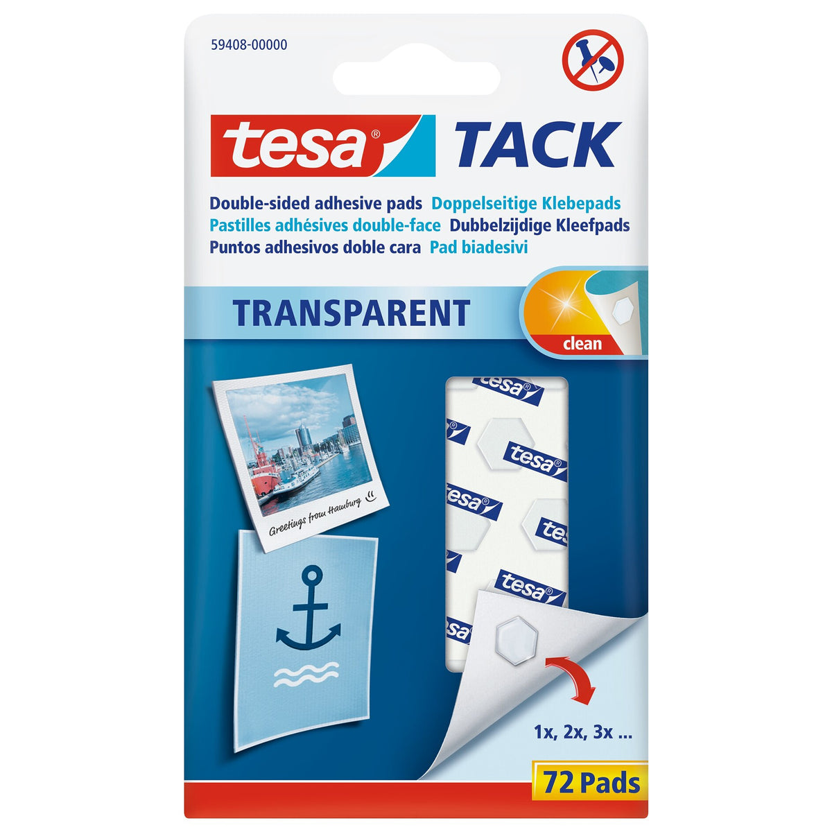 tesa Tack transparent Klebepads