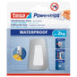 tesa Powerstrips Haken Waterproof L Metall-Kunststoff, weiß