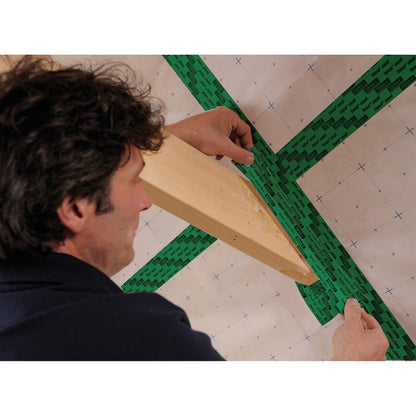tesa Professional 60077 Dampfbremsen-Band, 25 m x 50 mm, grün – Anwendung