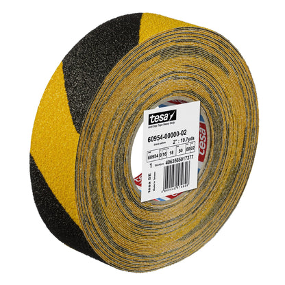 tesa 60954 Anti-Rutschband extra stark, 18 m x 50 mm schwarz-gelb