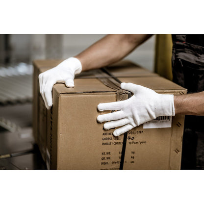 Πλεκτά γάντια NITRAS, λευκά