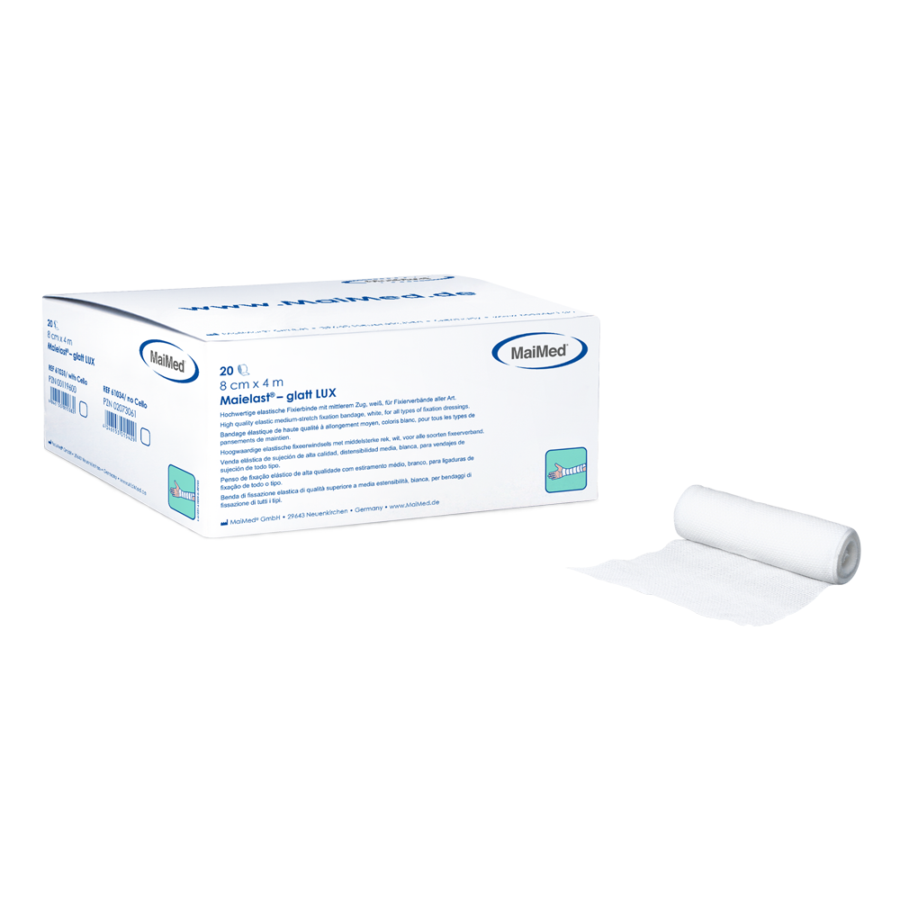 Maielast-smooth ελαστικοί επίδεσμοι στερέωσης LUX Cello, 20 τεμάχια/κουτί
