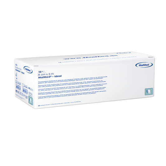 MaiMed-Ideal, χωρίς τσέλο, λευκοί μόνιμα ελαστικοί επίδεσμοι