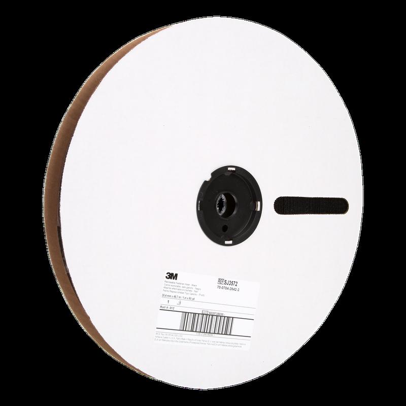 3M™ Hook Tape SJ3572 Μαύρο - Αφαιρούμενοι συνδετήρες Velcro