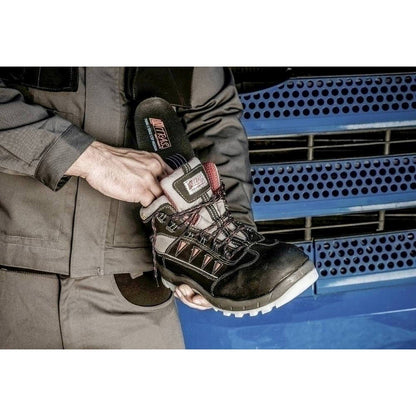 NITRAS COMFORT STEP, πάτοι, μαύρο / κόκκινο