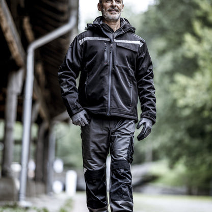 NITRAS MOTION TEX PLUS, σακάκι softshell, μαύρο