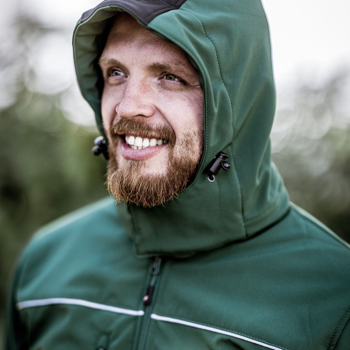 NITRAS αφαιρούμενη κουκούλα, πράσινο / μαύρο, πολυεστέρας OEKO-TEX: 94%; Ελαστάνη: 6% | Συσκευασία (1 τεμάχιο)