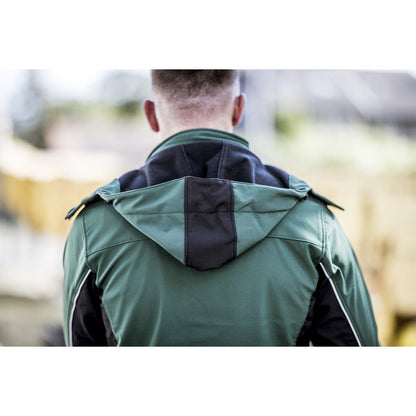 NITRAS αφαιρούμενη κουκούλα, πράσινο / μαύρο, πολυεστέρας OEKO-TEX: 94%; Ελαστάνη: 6% | Συσκευασία (1 τεμάχιο)