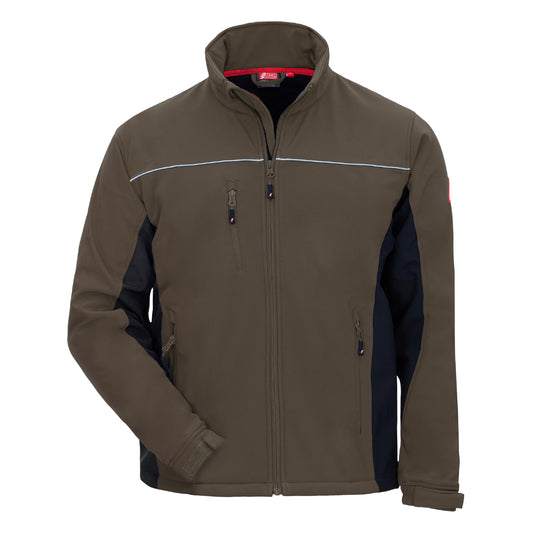 NITRAS MOTION TEX LIGHT, σακάκι softshell, καφέ / μαύρο
