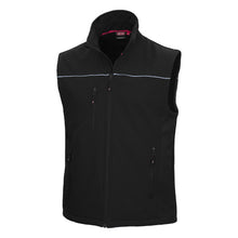 NITRAS MOTION TEX LIGHT, γιλέκο softshell, μαύρο