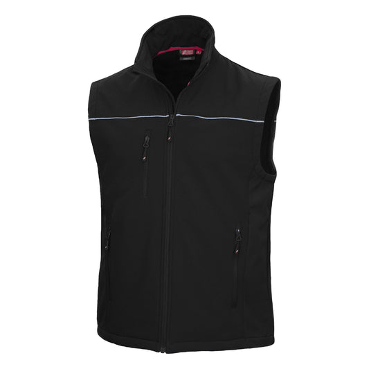 NITRAS MOTION TEX LIGHT, γιλέκο softshell, μαύρο