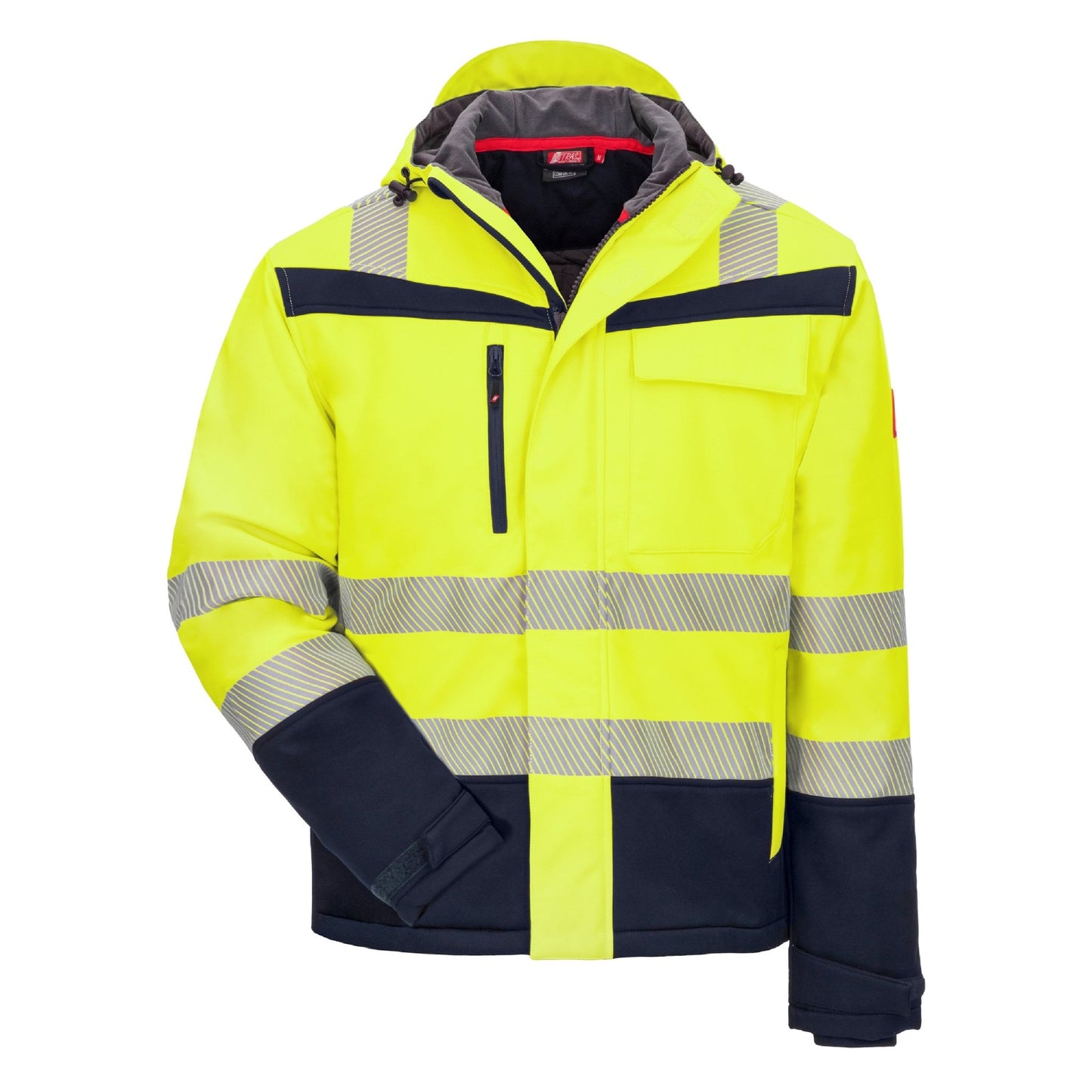 NITRAS MOTION TEX VIZ PLUS, χειμερινό μπουφάν softshell υψηλής ορατότητας
