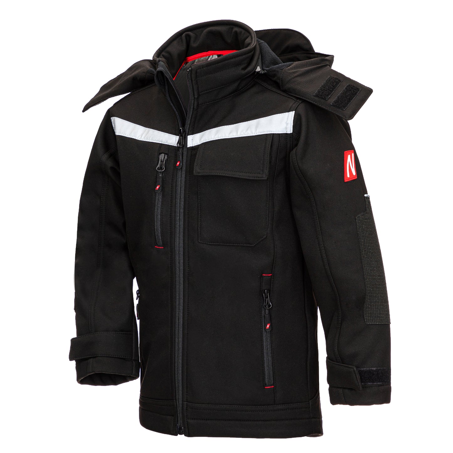 NITRAS MOTION TEX KIDS, σακάκι softshell, μαύρο