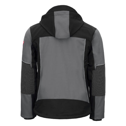 NITRAS MOTION TEX PLUS, σακάκι softshell, γκρι / μαύρο