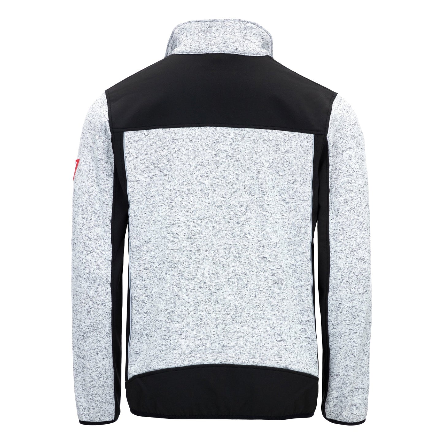 NITRAS MOTION TEX PLUS, πλεκτό σακάκι softshell, ανοιχτό γκρι / μαύρο