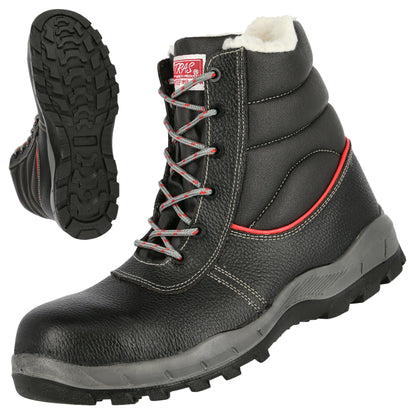 Χειμερινές μπότες ασφαλείας NITRAS STEP MID+ MF W, S3 CI, μεσαίου ύψους, μαύρες