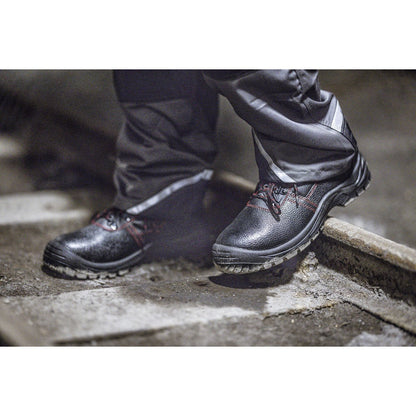 Μπότες ασφαλείας NITRAS BASIC STEP MID, S3, μεσαίου ύψους, μαύρες