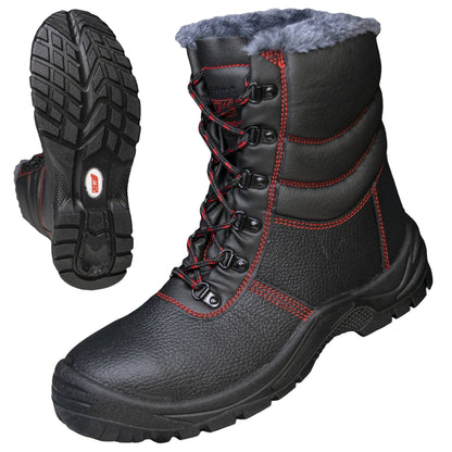 Χειμερινές μπότες ασφαλείας NITRAS BASIC STEP MID+ W, S3 CI, μεσαίου ύψους, μαύρο