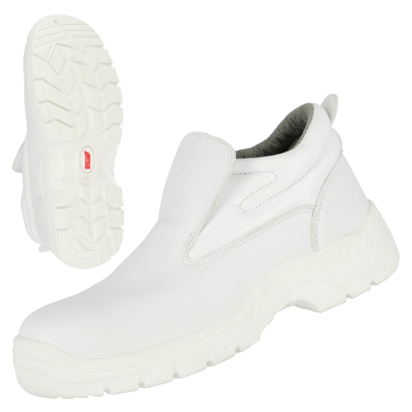 Παντόφλες ασφαλείας NITRAS CLEAN STEP MID SL, S2, λευκές