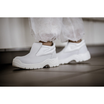 Παντόφλες ασφαλείας NITRAS CLEAN STEP MID SL, S2, λευκές