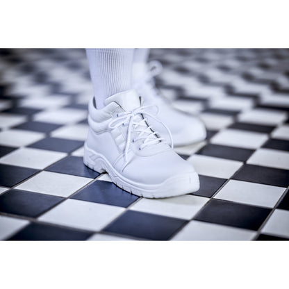 Μπότες ασφαλείας NITRAS CLEAN STEP MID, S2, μεσαίου ύψους, λευκές