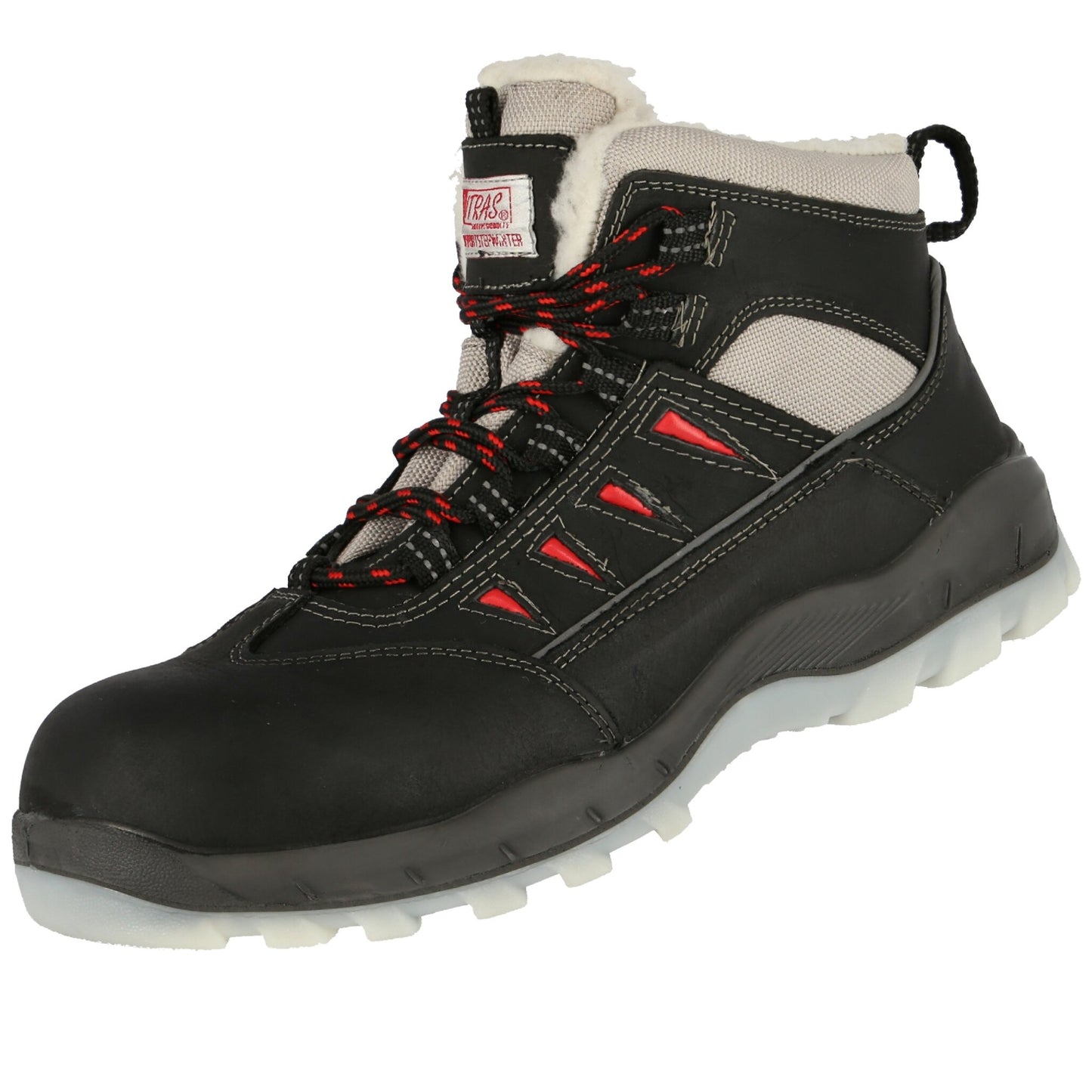 Χειμερινά μποτάκια ασφαλείας NITRAS SPORT STEP MID W, S3 CI, μεσαίου ύψους, μαύρα
