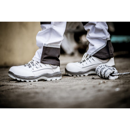 NITRAS SPORT STEP WH, χαμηλά παπούτσια ασφαλείας, λευκά